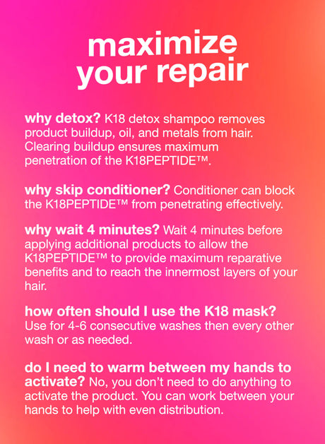 K18 Repair Molecular Leave In Hármaski