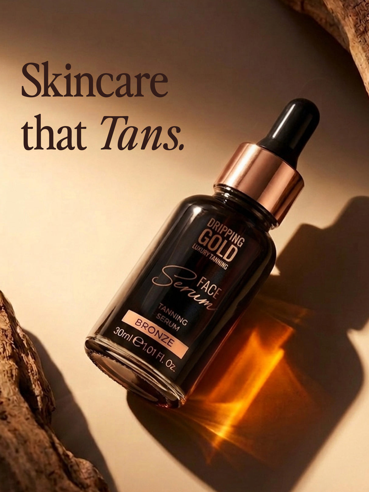 Face Serum Tanning Drops - Bronze