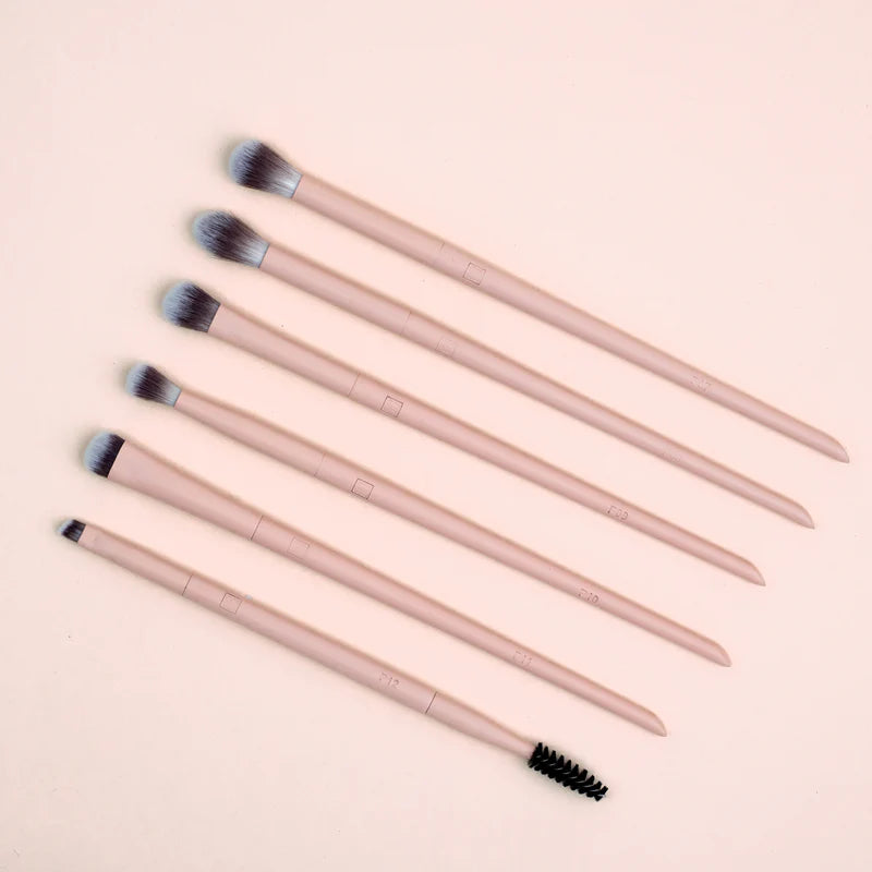 PINK HANDLE EYE BRUSH COLLECTION