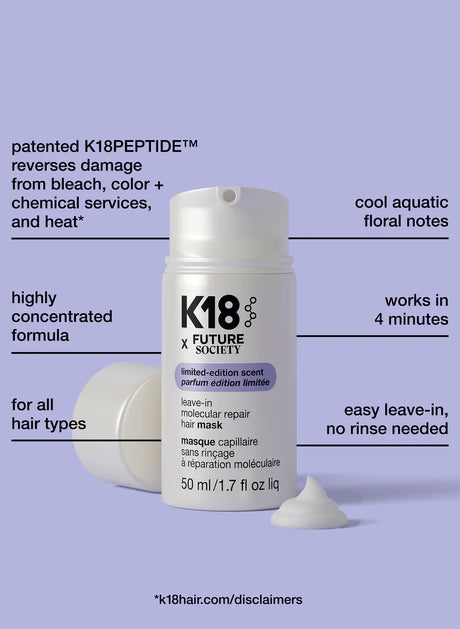 K18 x Future Society Leave-In Molecular Hair Mask