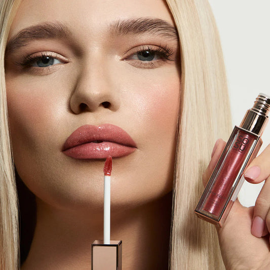 SOSU Shimmer Lip Glaze - Rose Gold