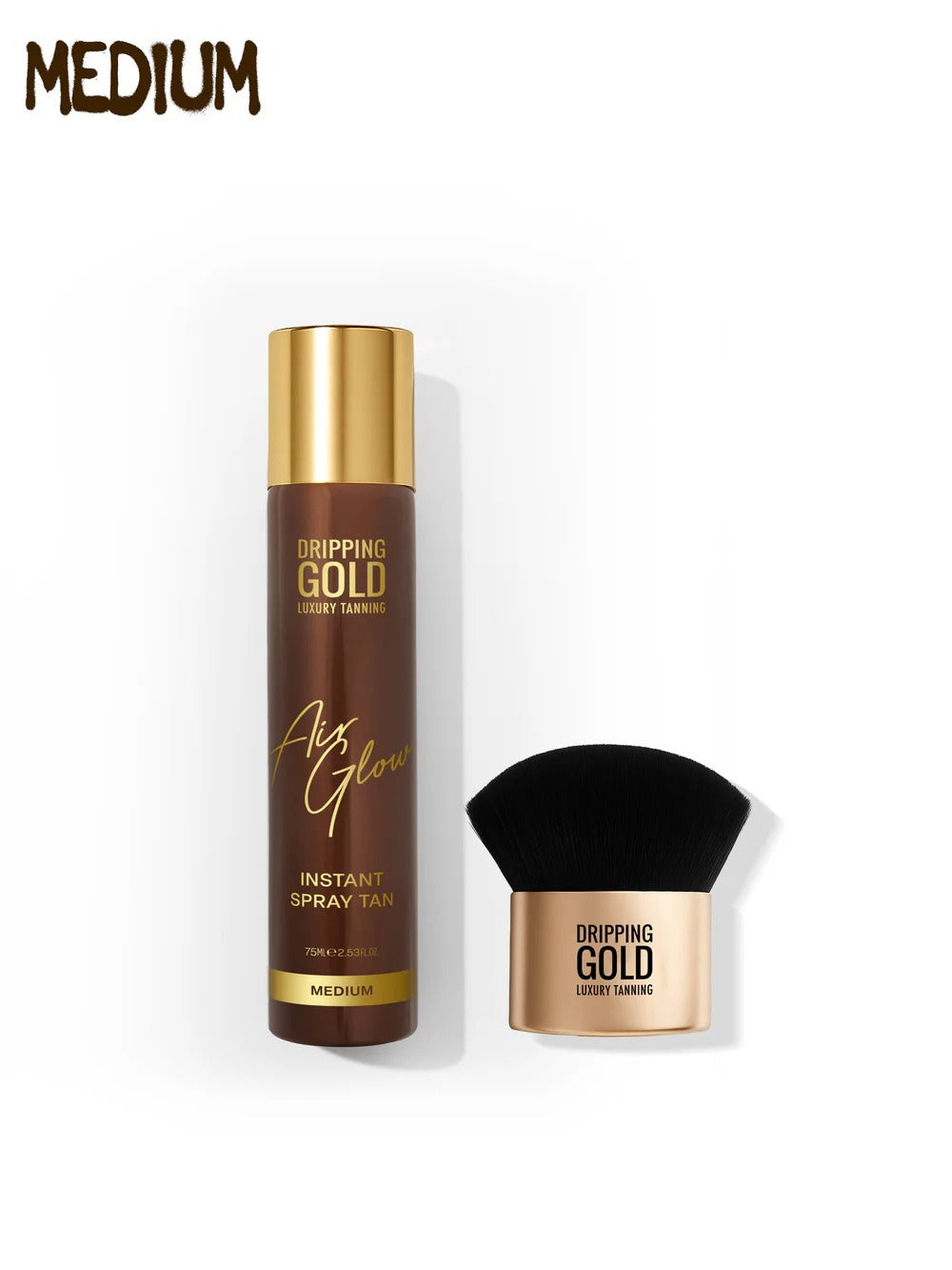 Air Glow Bundle | Instant Tan + Kabuki Brush