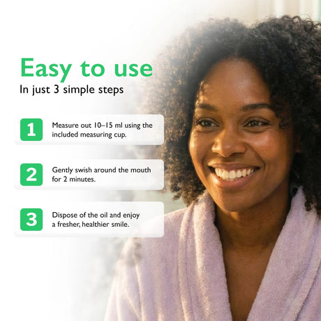 Coconut Oil Pulling Mouthwash