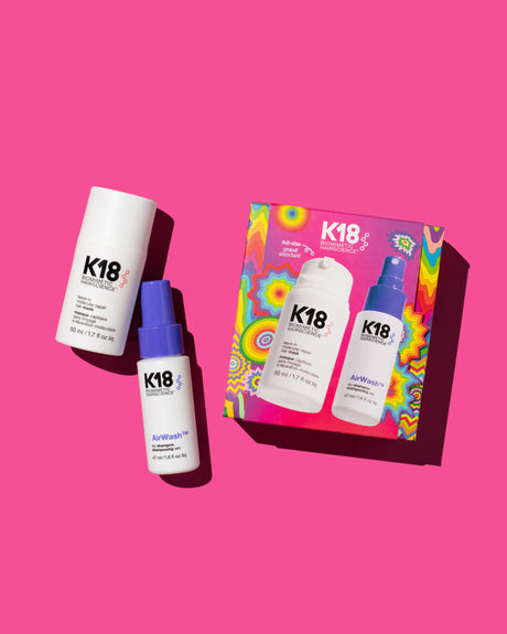 K18 HOLIDAY SET 🎀 Repair Hair Mask 50 ml + K18 AirWash að gjöf