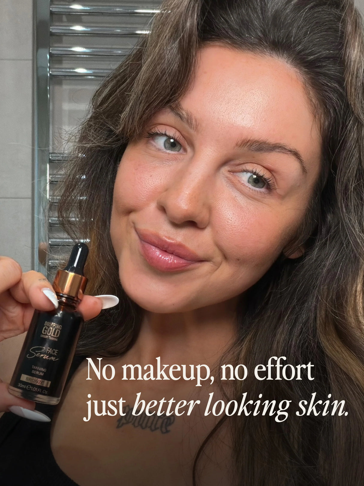 Face Serum Tanning Drops - Bronze