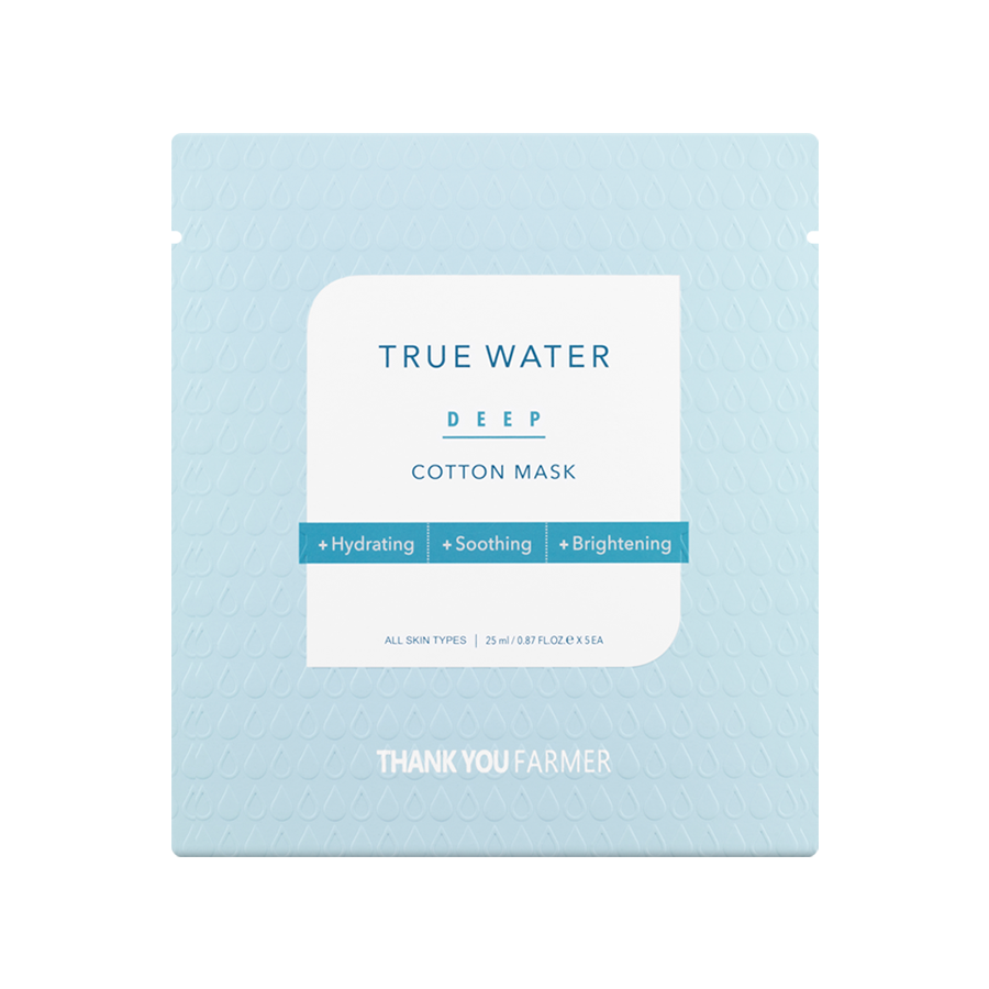 True Water Deep Cotton Mask - (5stk)