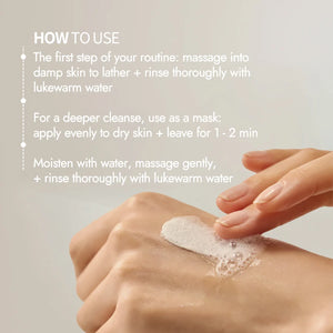 Rice Pure Clay Mask To Foam Cleanser – (150ml)