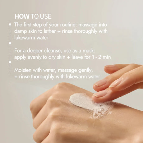 Rice Pure Clay Mask To Foam Cleanser – (150ml)