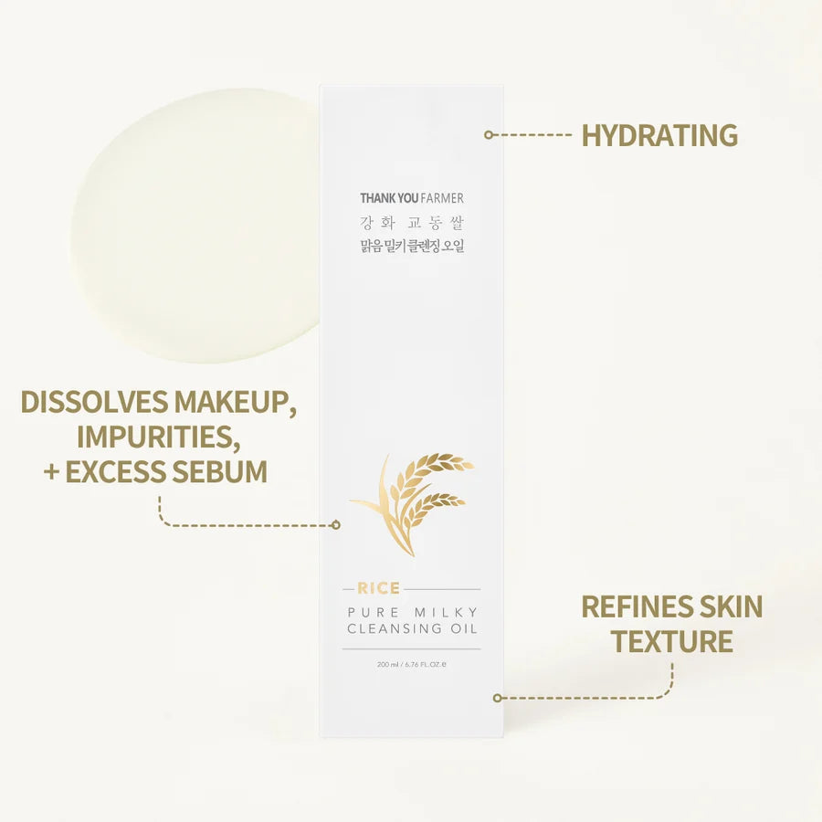 Rice Pure Milky Cleansing Oil 200ml