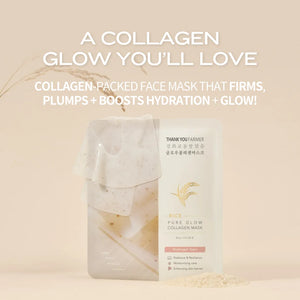Rice Pure Glow Collagen Hydrogel Masks x 4pcs