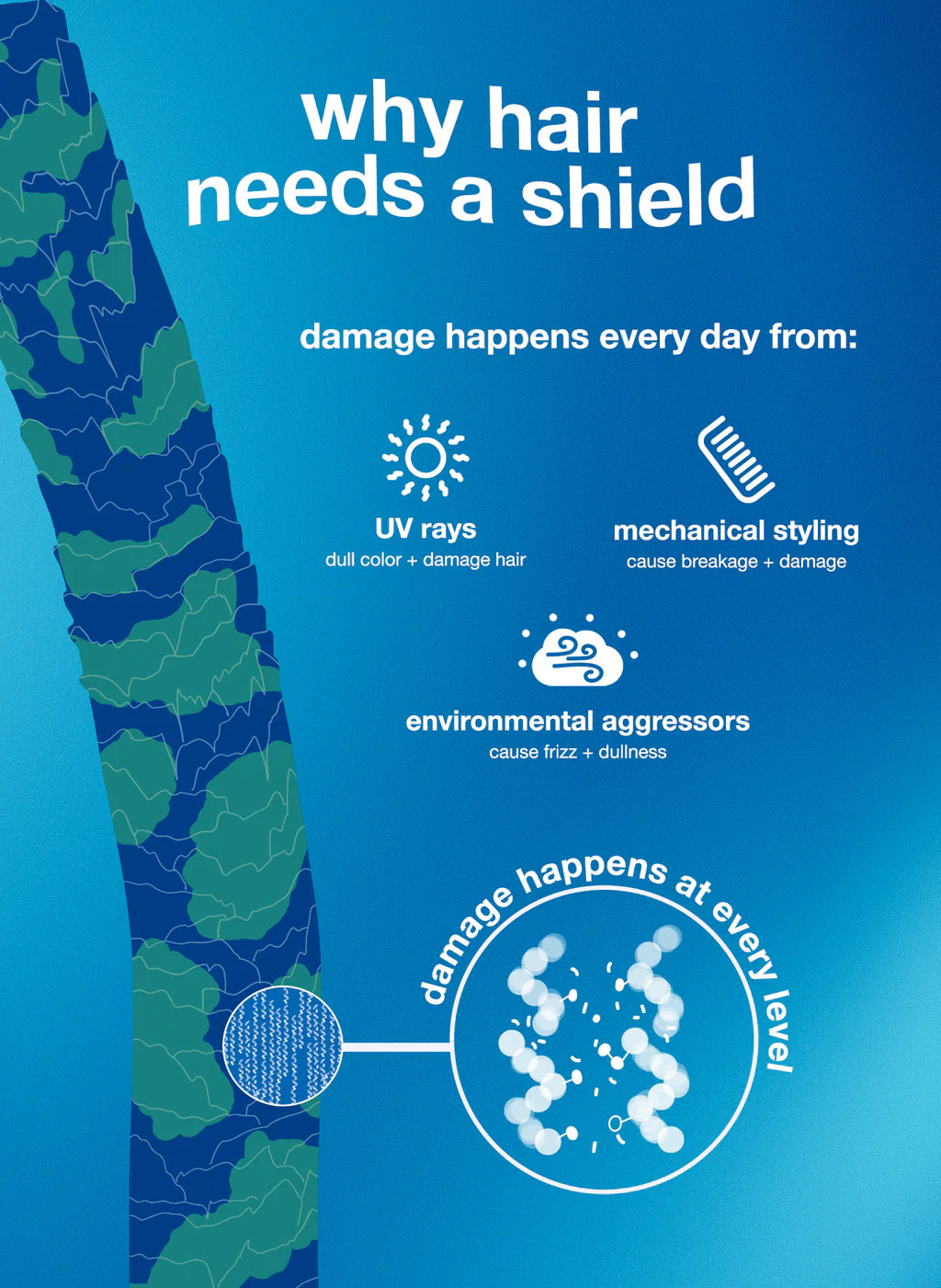 Damage Shield Protective ™ pH Damage Sheild Hárnæring