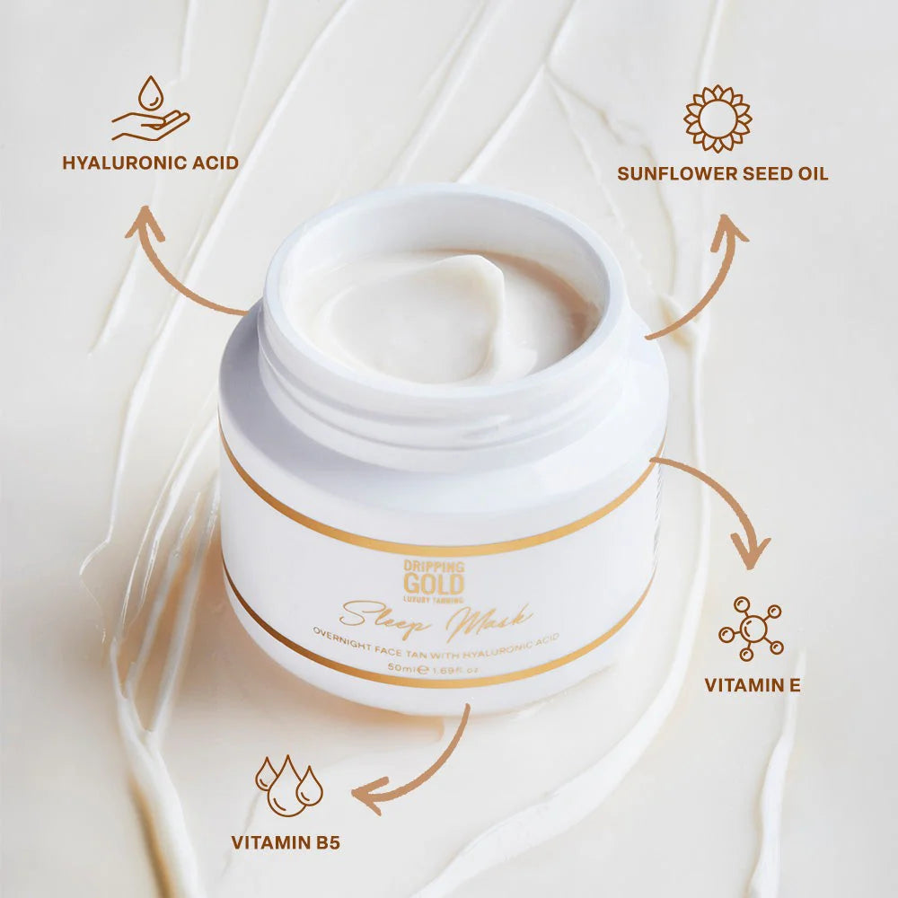 Sleep Mask - Face Tan