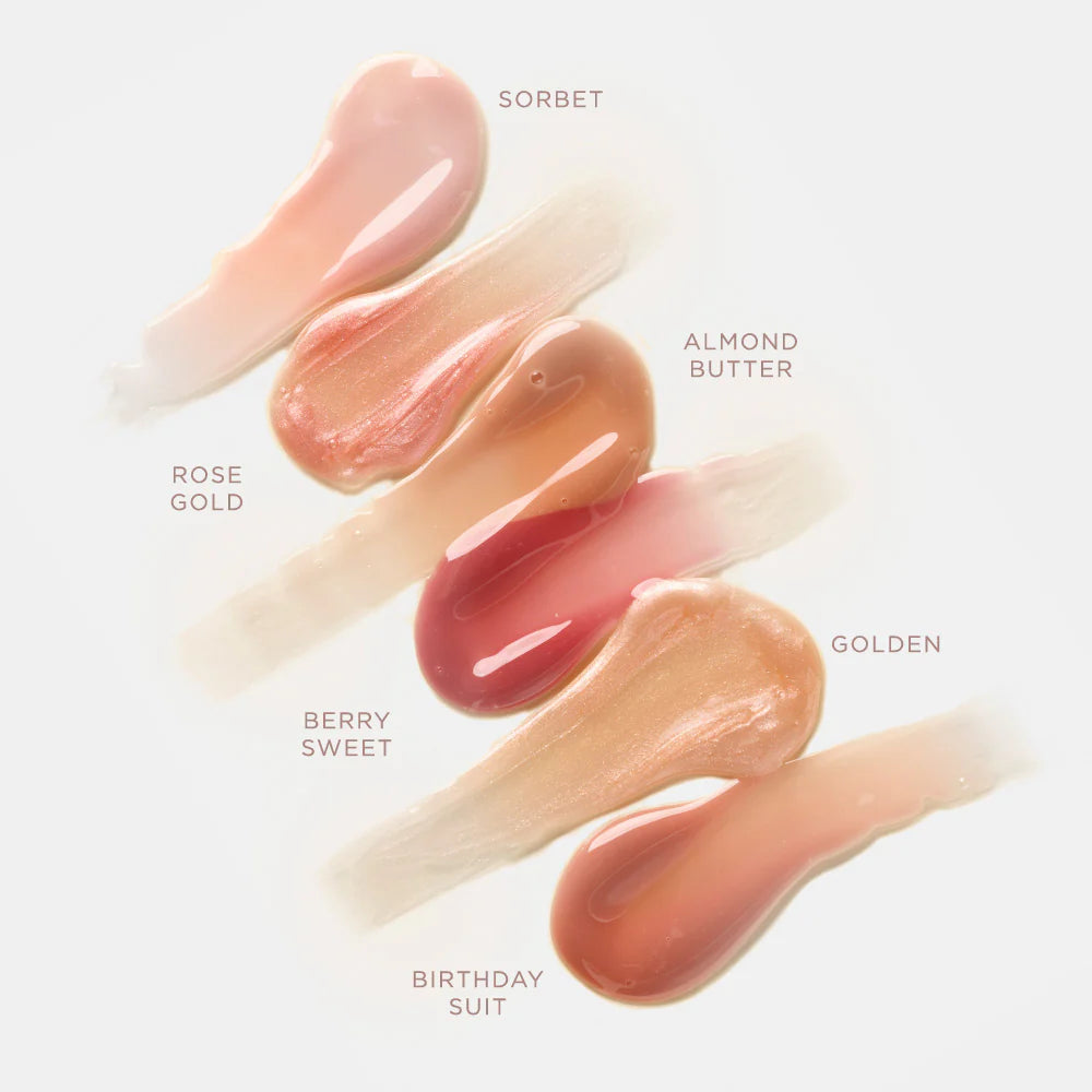 SOSU Shimmer Lip Glaze - Rose Gold