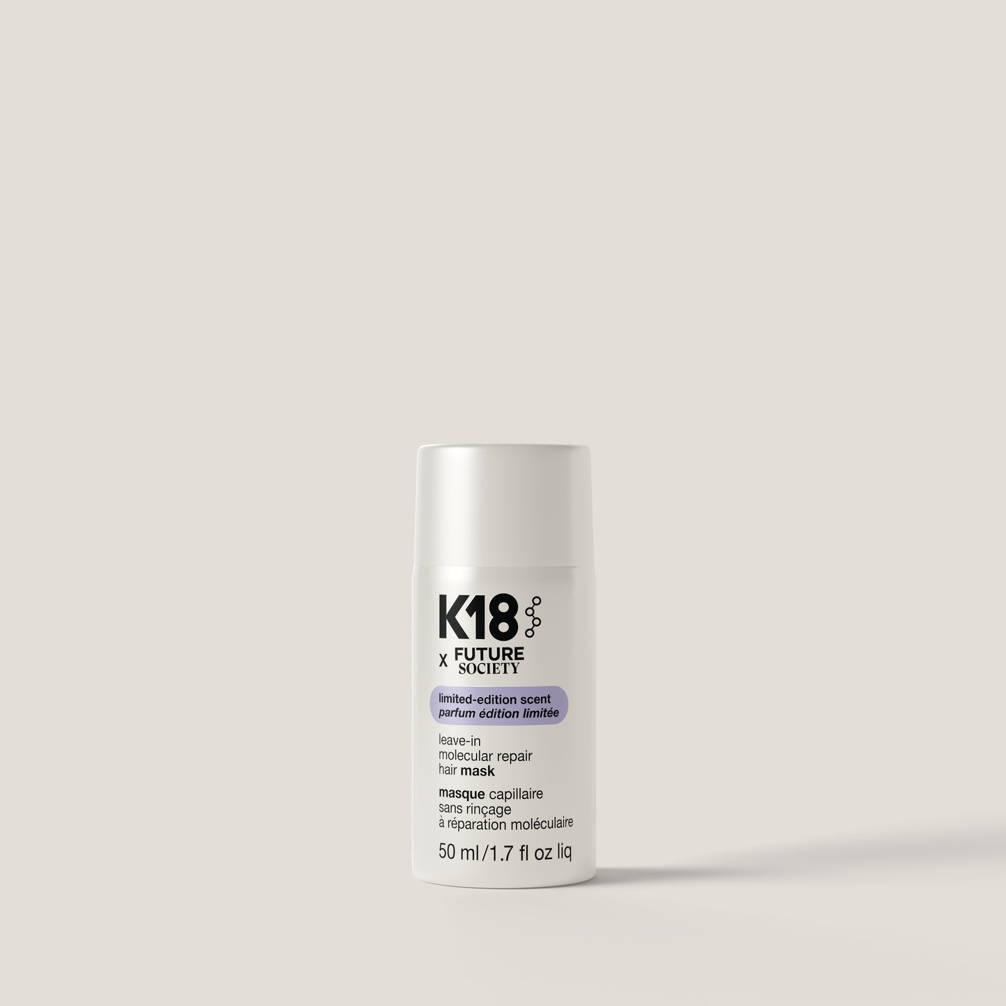 K18 x Future Society leave-in molecular hair mask