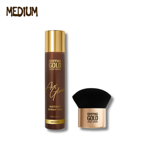 Air Glow Bundle | Instant Tan + Kabuki Brush