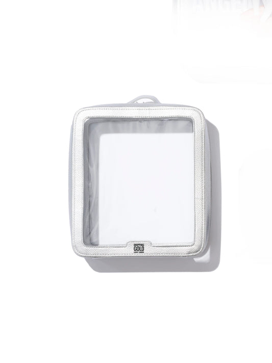 DRIPPING GOLD FAUX LEATHER TRAVEL BAG