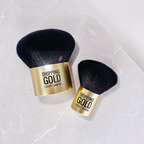 Dripping Gold Kabuki Brush – Stór