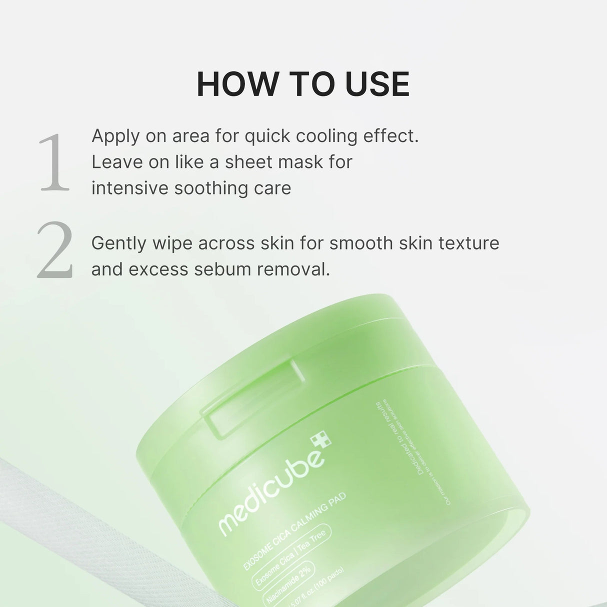 Exosome Cica Calming Toner Pads