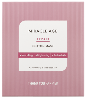 MIRACLE AGE COTTON MASK - (5stk)