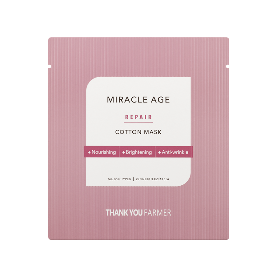 MIRACLE AGE COTTON MASK - (5stk)